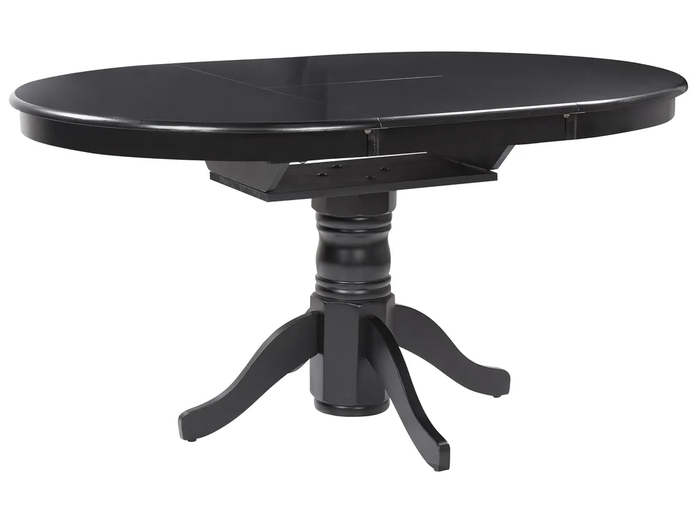 Stół do jadalni rozkładany AKRON Czarny 106/150 cm 106 cm