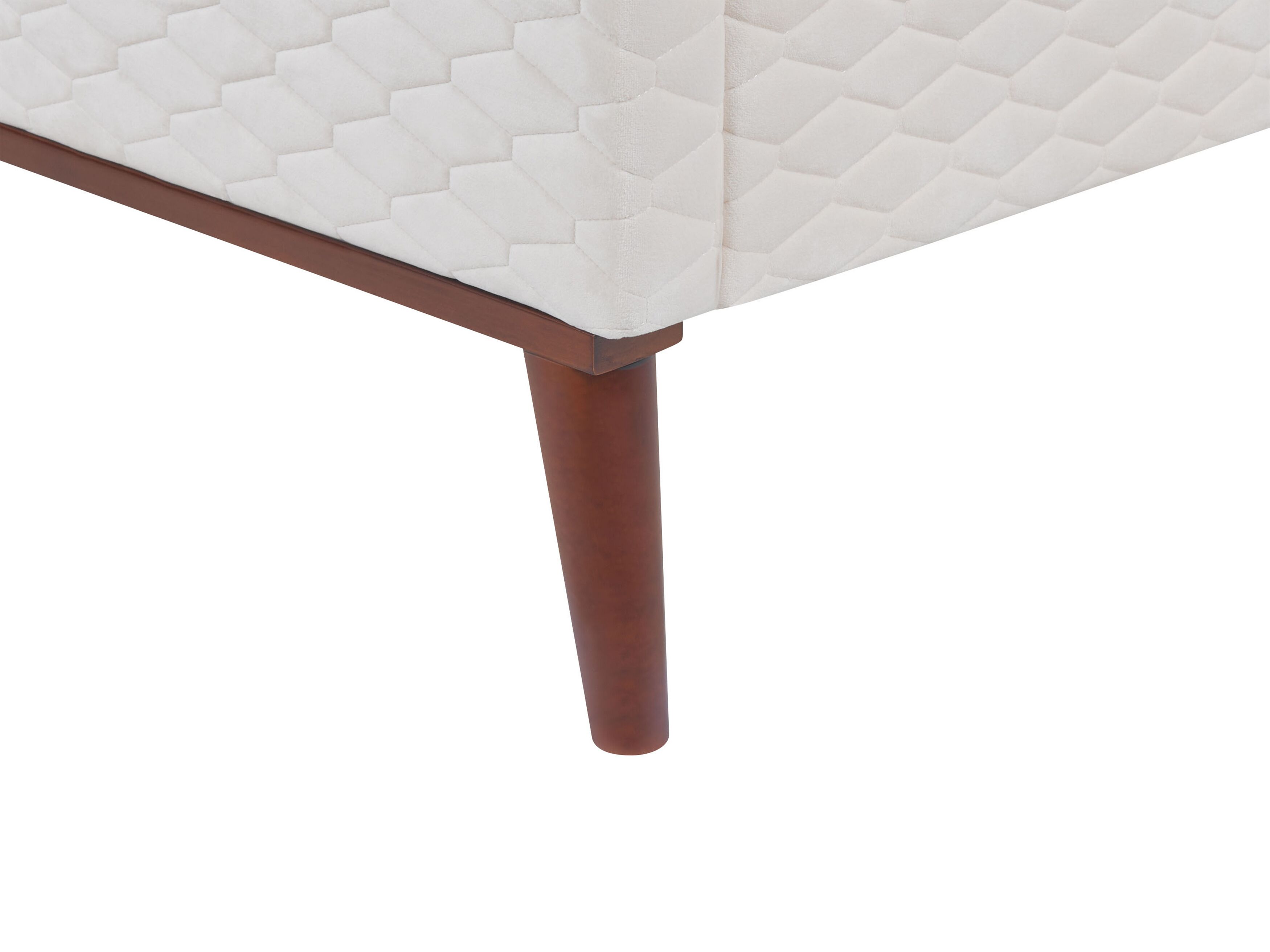 Parisänky sametti luonnonvalkoinen 140 x 200 cm BAYONNE | Beliani.fi