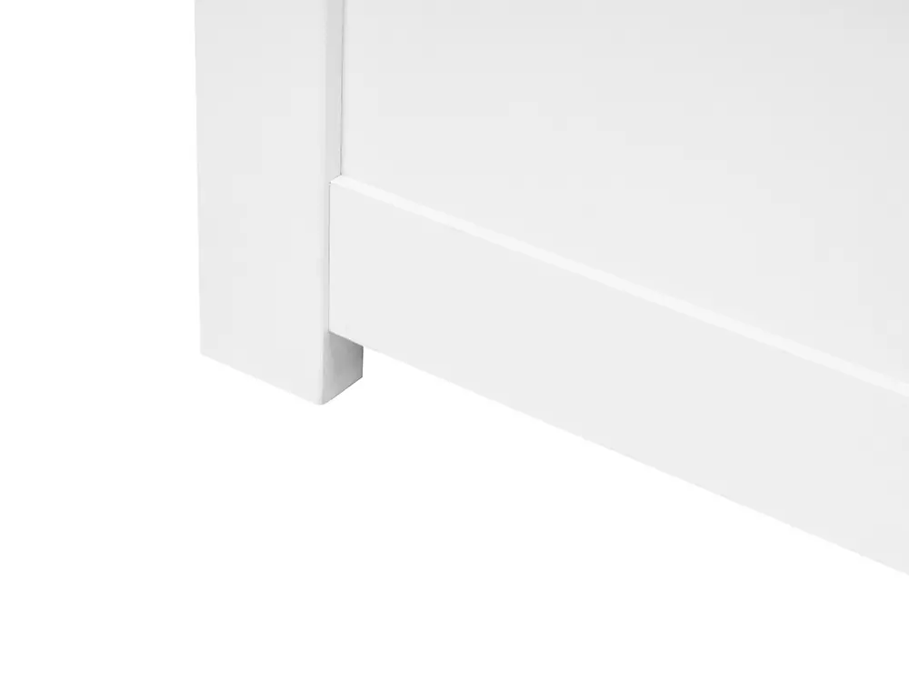 Bett mit Schubladen ohne Kopfteil BRUX Weiß 140 x 200 cm_1021423