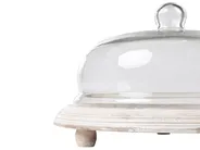 Cake Stand ZAGAZIG Mango Wood Light Brown_1003917