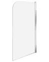 Shower Bath Screen LAPAN 1400 x 800 mm Silver