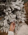 Zasnežený vianočný stromček 120 cm biely FORAKER_845771