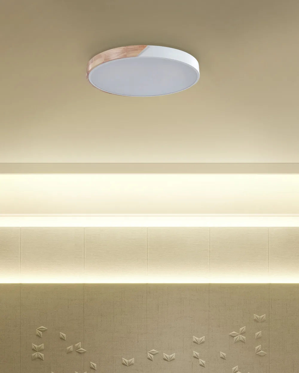 LED Ceiling Lamp PATTANI Metal White_824743