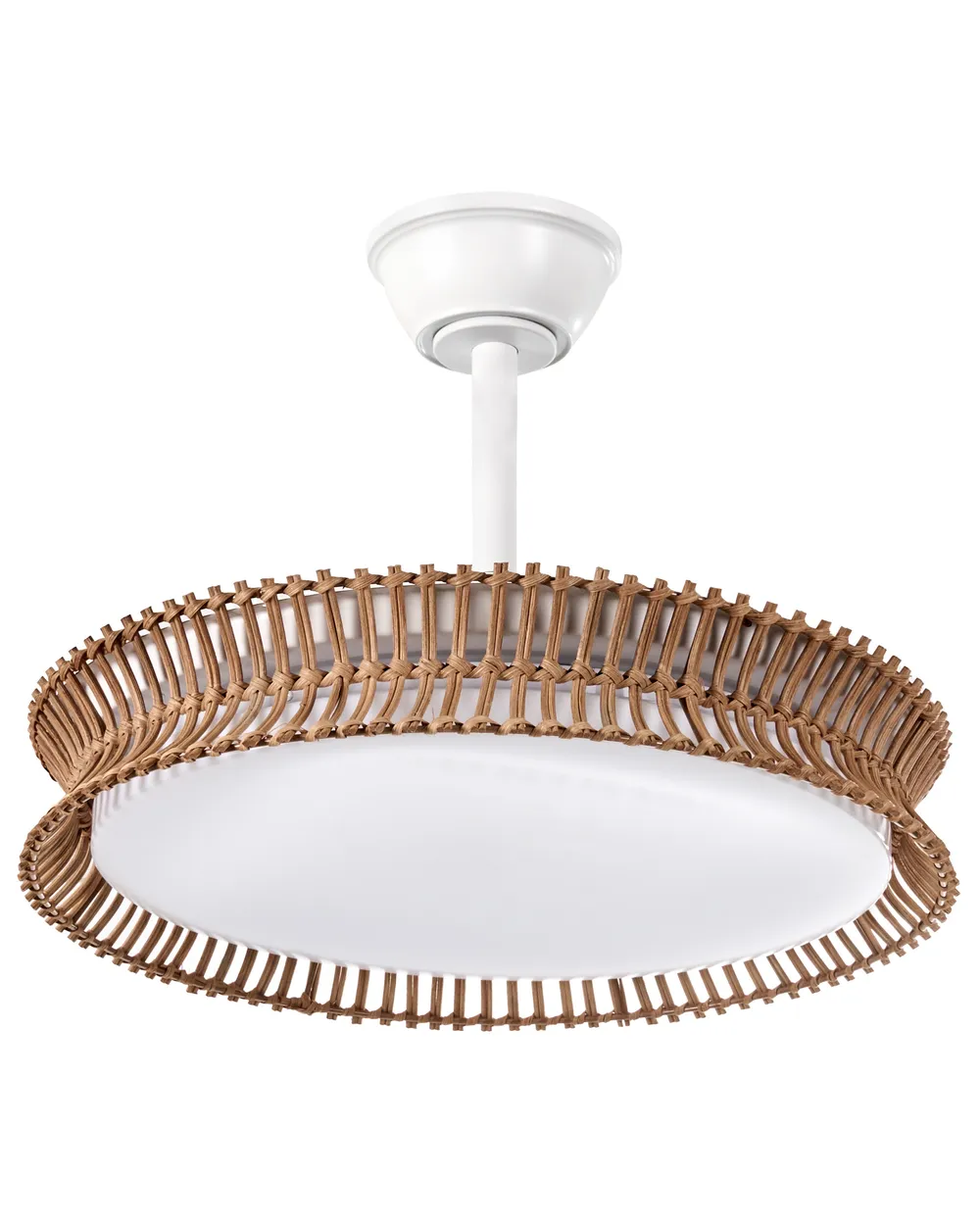 Ceiling Fan with Light OLETA with Remote LED White_1124319