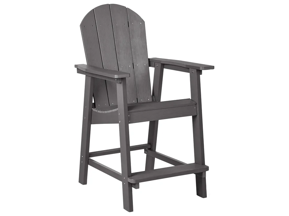 Bistro Set ADIRONDACK Dark Grey_938518
