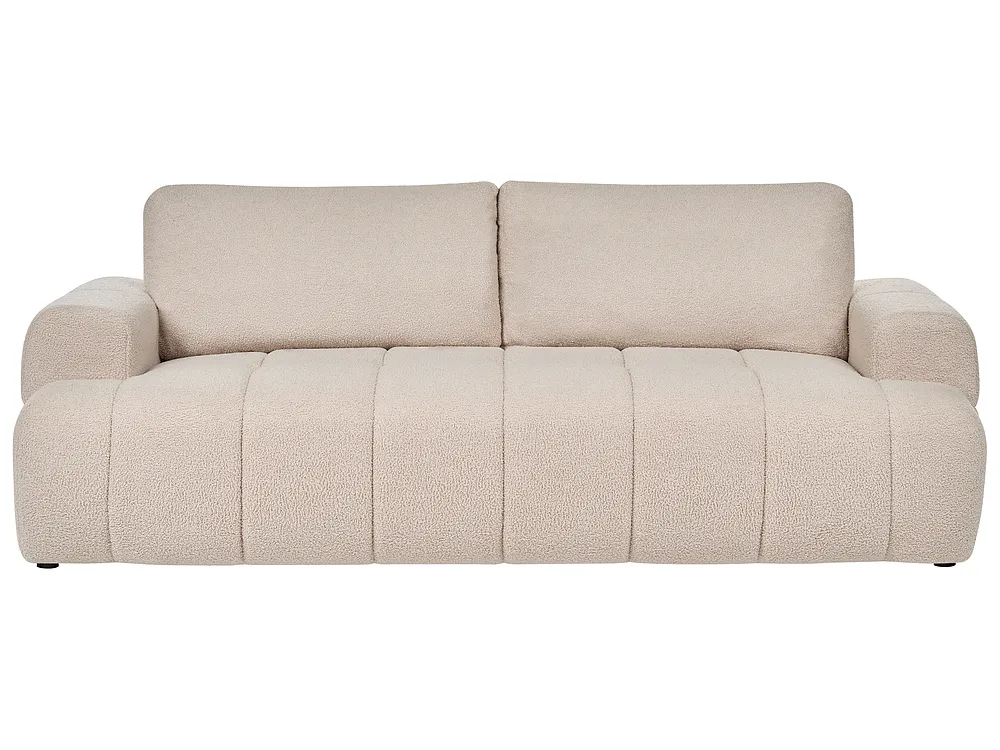 Sofa 3 Seater NARILLA Boucle Beige_1156516