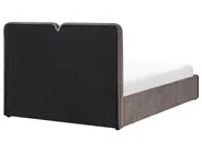 Ottoman Bed ARBOIS Chenille Taupe 140 x 200 cm (EU Double)_1023111