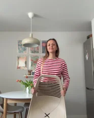 Zestaw 4 krzeseł do jadalni MONTELLO Beżowy_1161000