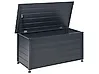 Storage Box CAMPALTO 123 cm 60 cm Metal Dark Grey