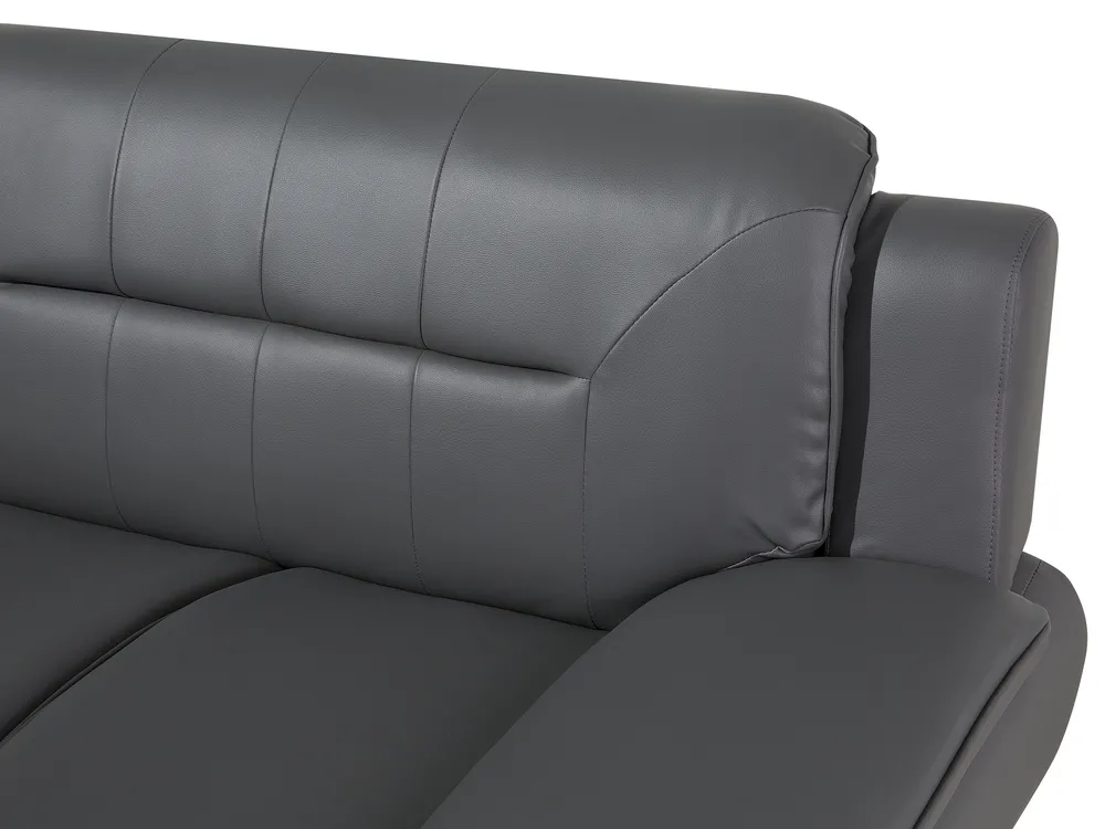 COSTWAY Tweezitsbank, modern, stoffen bank, gestoffeerde bank, grijs, voor 2-3 personen, loungesofa in de woonkamer, slaapkamer