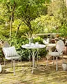 Conjunto de 2 sillas de jardín CILENTO Metal Gris