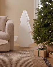 Outdoor LED Floor Lamp FINNAN 83 cm Christmas Tree White_1022232