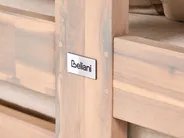 Set da giardino con tavolo 5 posti MARETTIMO Legno di acacia certificato Beige_1154165