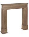 Fireplace Mantel Dark Wood NARNIA_835663