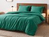 Duvet Cover Set PARKROSE 200 x 200 cm Sateen Cotton Green