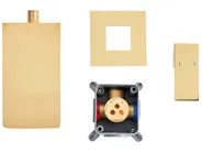 rubinetto miscelatore da parete per lavabo KARUAY Ottone Oro_986944