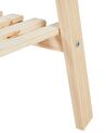 Wooden Clothes Rack Light Wood DENVER_935395