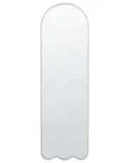 Lustro ścienne BUSSY 45 cm 145 cm Metal Złamana biel_900669