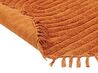 Tapete redondo de algodão laranja ⌀ 140 cm HALFETI_837557