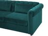 Velvet Sofa Bed Green CHESTERFIELD_765922