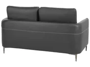 Set da salotto 6 posti CILENS Tessuto Nero_1120397