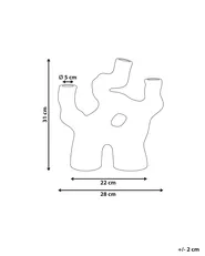 Wazon na kwiaty BARBUS 31 cm Kamionka Brązowy_935277