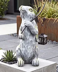 Garden Figurine NOLAY 37 cm Grey_1185252