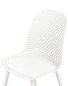 Zestaw 4 krzeseł do jadalni biały EMORY_876548