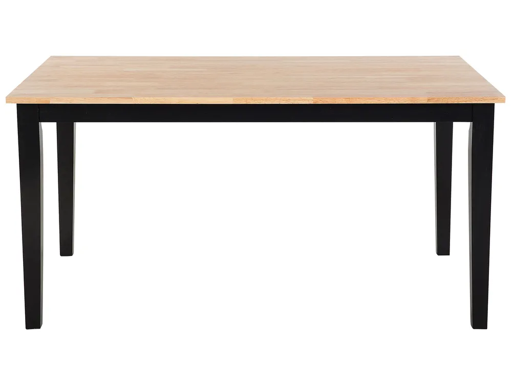 Dining Table GEORGIA Black 150 cm 90 cm Wood_735865