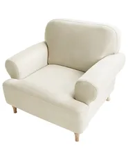 Poltrona KIBERG Tessuto Beige chiaro_959711