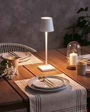 SKLUM Lampada Da Tavolo LED Loentia – Metallica, Senza Fili, Dimmerabile E Ricaricabile Via USB-C