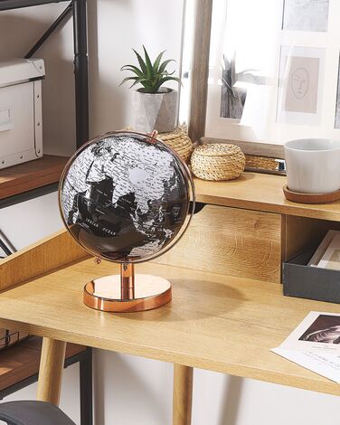 Decorative Globe 28 cm Black and White CABOT