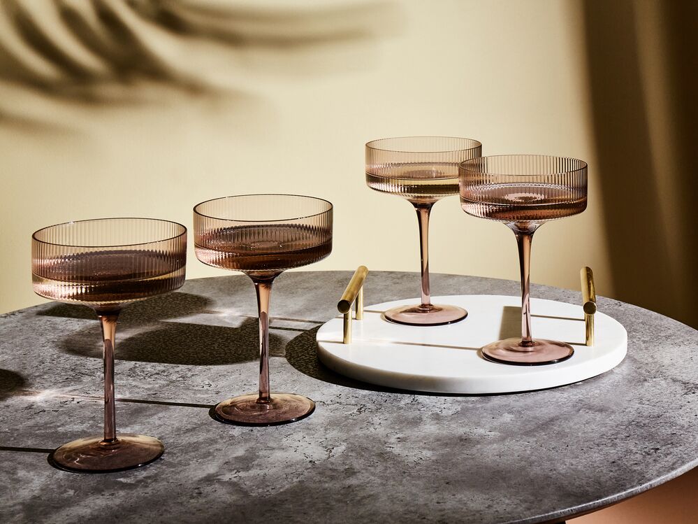 Cocktail Champagne Bowl Kmart Set Of Champagne Saucers AMETHYST