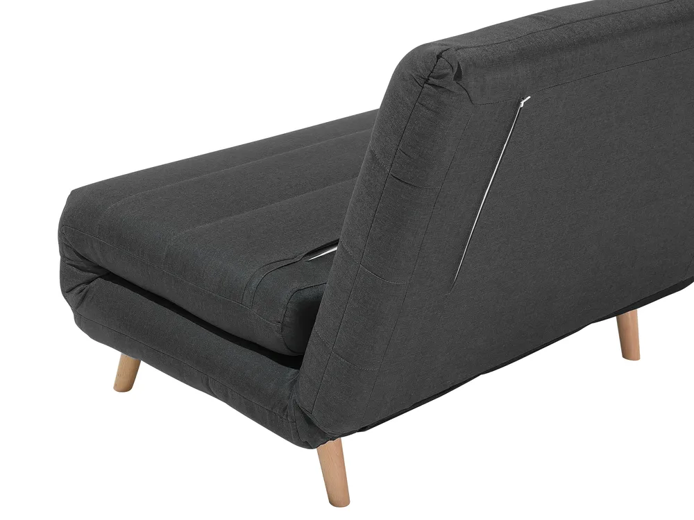 Single Sofa Bed SETTEN Fabric Dark Grey_733203