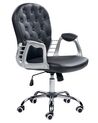Kancelářská židle z eko kůže černá PRINCESS_739380
