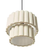 Pendant Lamp BELESSA Linen Light Beige_1016941
