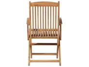Garden Dining Set 8 Seater MAUI with Cushions Acacia Wood Off-White_697050