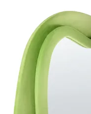 Lustro ścienne BEAUNE 56 cm 160 cm Welur Zielony_995159