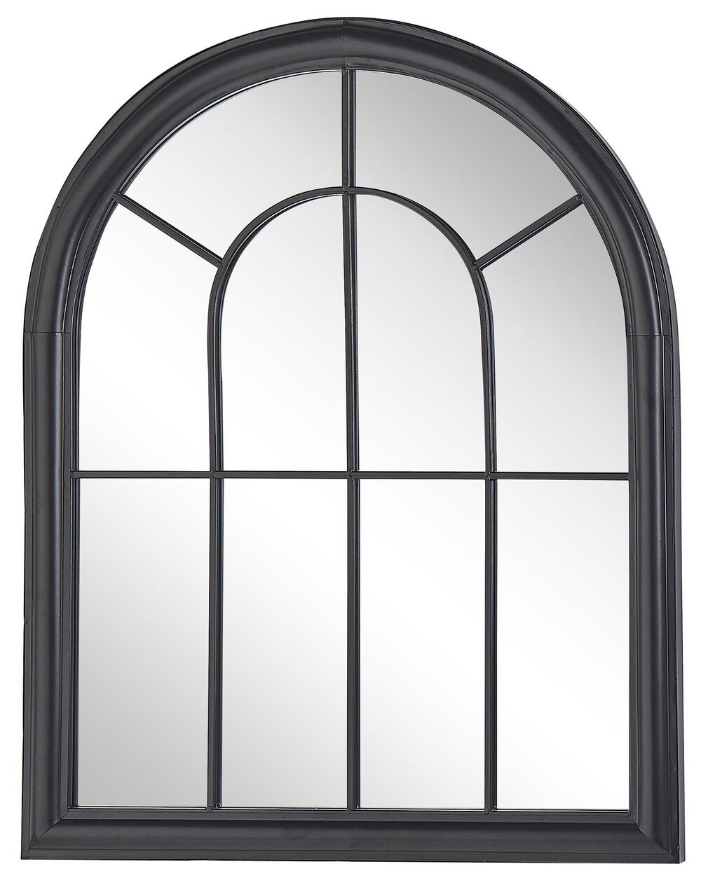 Specchio EMBRY 69 cm 89 cm Metallo Nero
