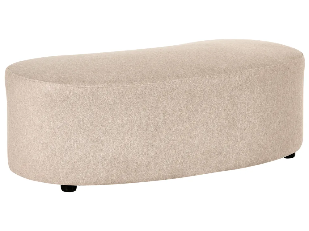 Ottomane AMAL Stoff Beige