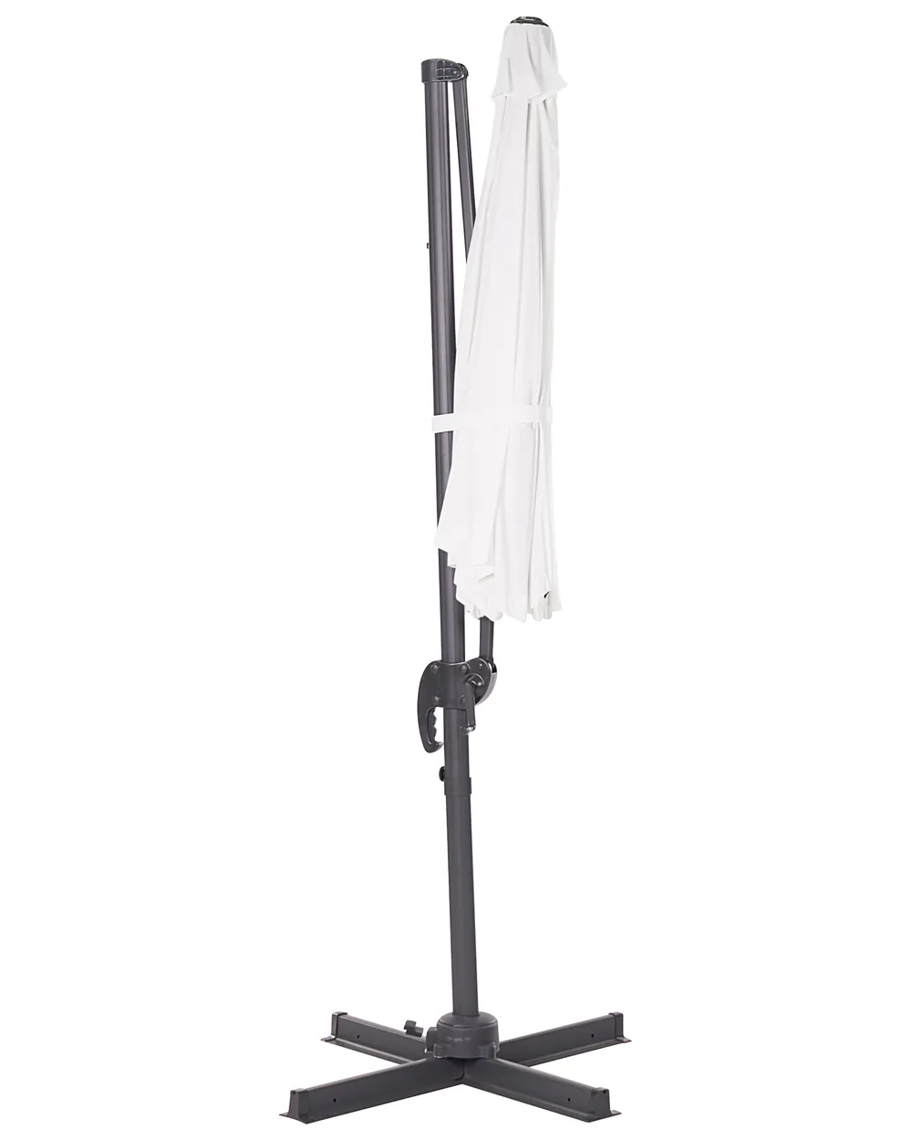 Parasol ogrodowy na wysięgniku 294 cm SAVONA Złamana biel_1103748