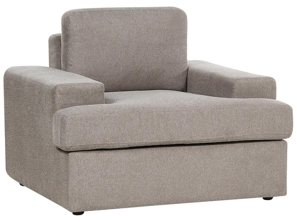 Living Room Set 5 Seater ALLA Fabric Taupe_893770