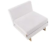 Single Sofa Bed JERSLEV Fabric Off-White_1009895