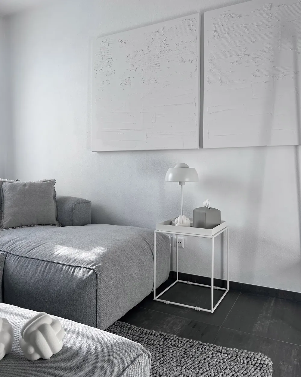 Table Lamp SENETTE Metal White_871920