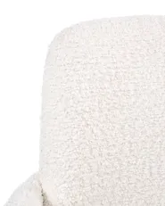 Krzesło biurowe DRYDEN Boucle Złamana biel_1060374