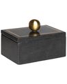 Dekorativní mramorová krabička černá CHALANDRI_910262
