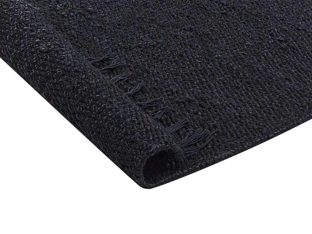 Tappeto SINANKOY Nero 200 x 300 cm Iuta_886743