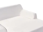 Corner Sofa 3 Seater SOSJO Boucle Off-White Left Hand_941249