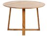 Mesa de comedor redonda de madera de acacia clara ⌀ 120 cm LEXINGTON_918693