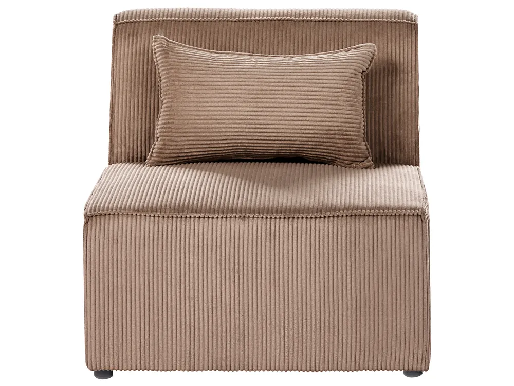 1-Seat Section LEMVIG Corduroy Dark Beige_1053154